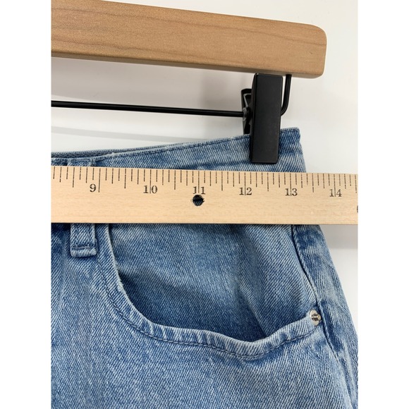 WeWoreWhat Jeans Womens 27 Blue High Rise Straight Leg Light Wash Denim Pants - Picture 6 of 10